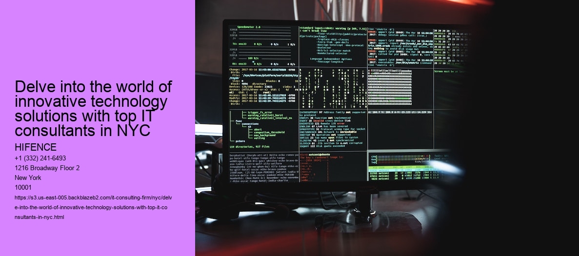 Delve into the world of innovative technology solutions with top IT consultants in NYC