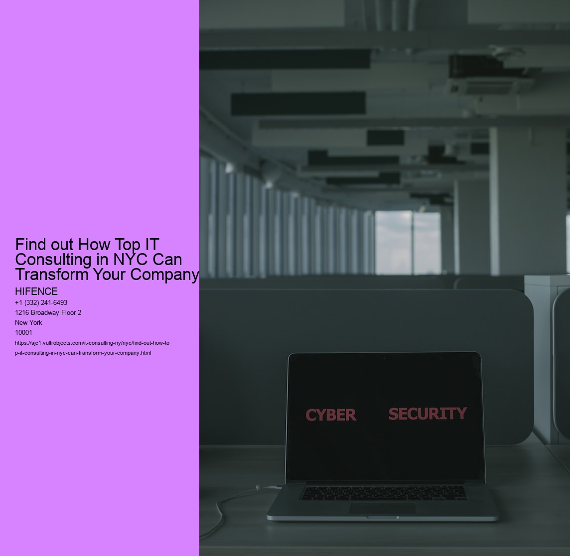 Find out How Top IT Consulting in NYC Can Transform Your Company