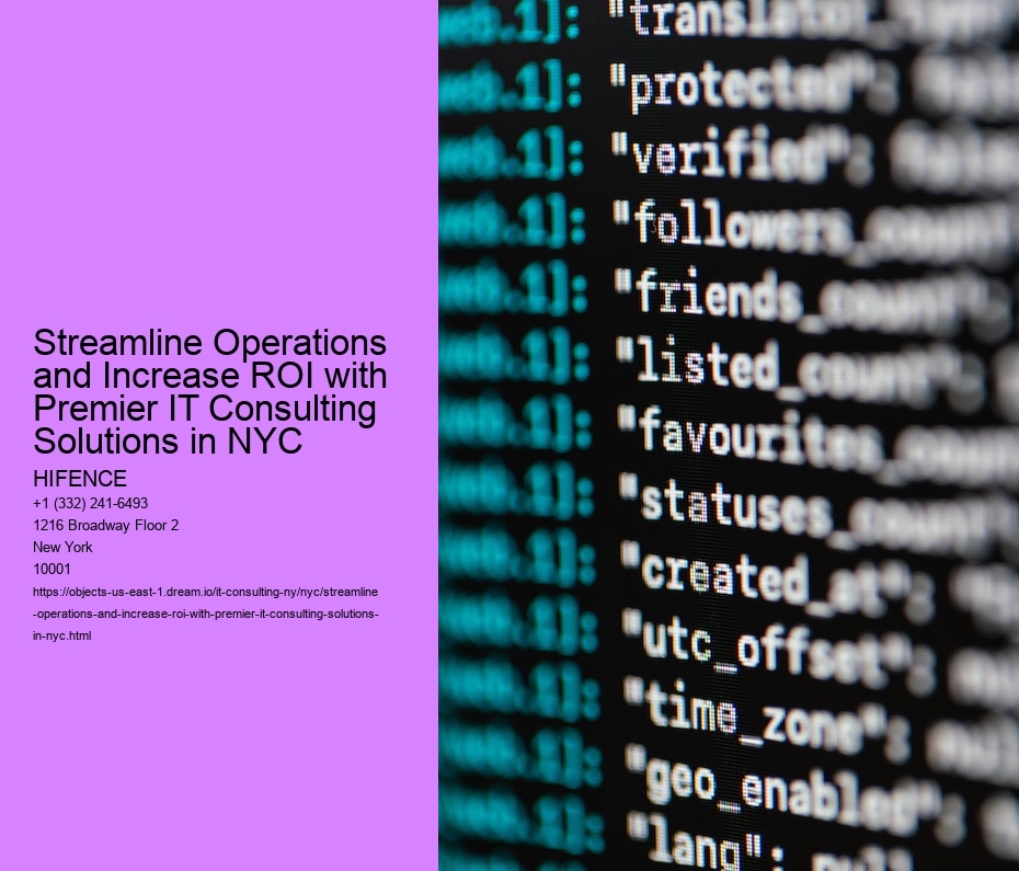 Streamline Operations and Increase ROI with Premier IT Consulting Solutions in NYC 