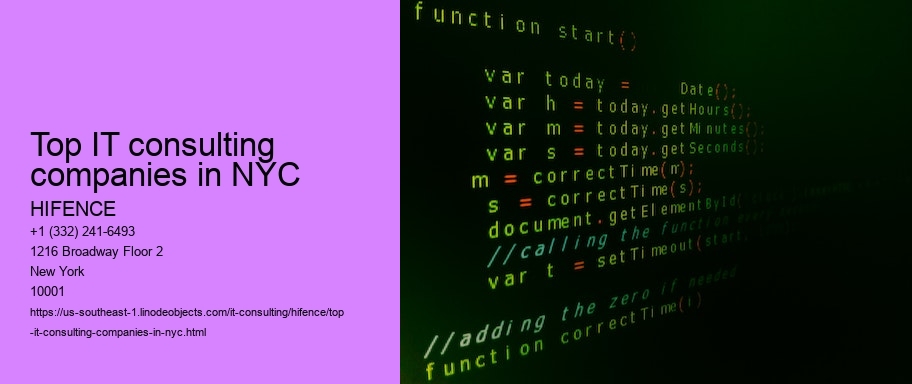 Top IT consulting companies in NYC
