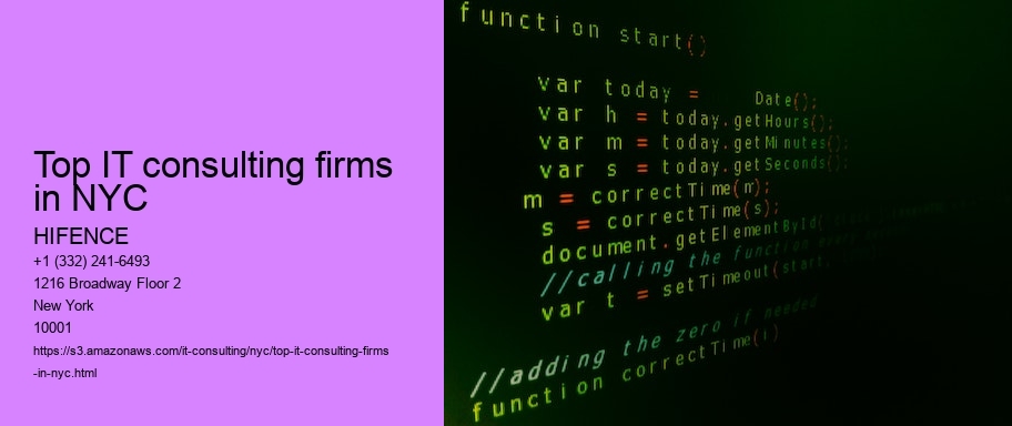 Top IT consulting firms in NYC