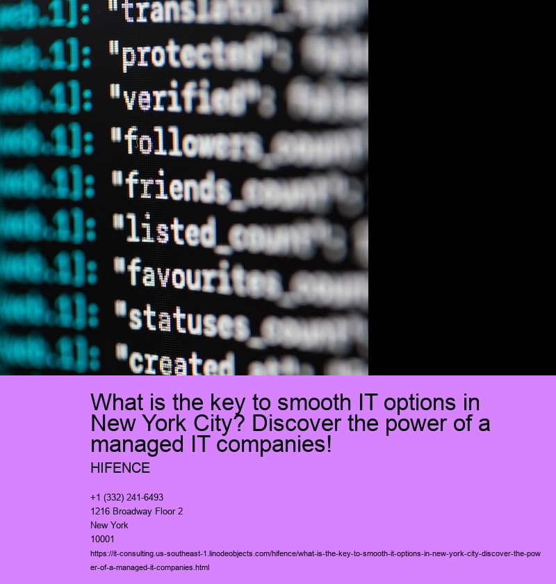 What is the key to smooth IT support in New York City?