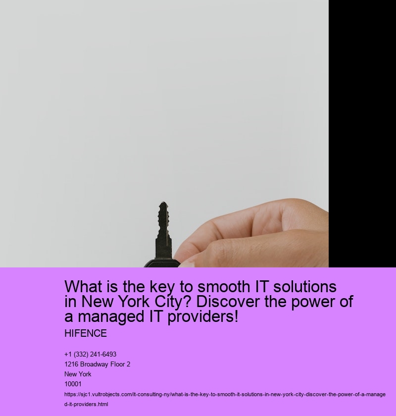 What is the key to seamless IT sustain in New york city City?