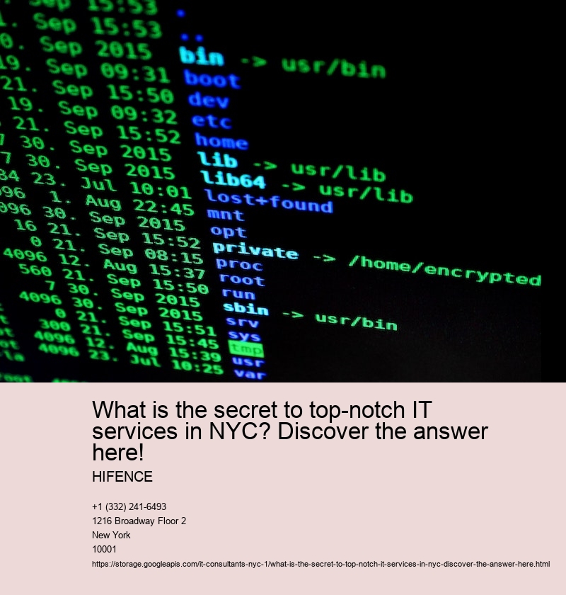 What Is the Secret to Superior IT Providers in New York City City?