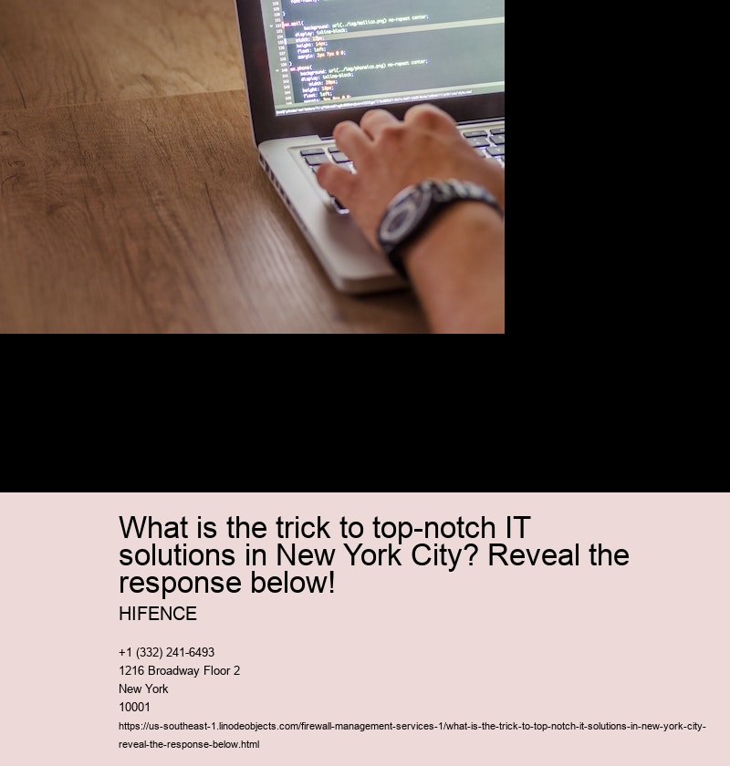 What is the trick to seamless IT support in New York City?