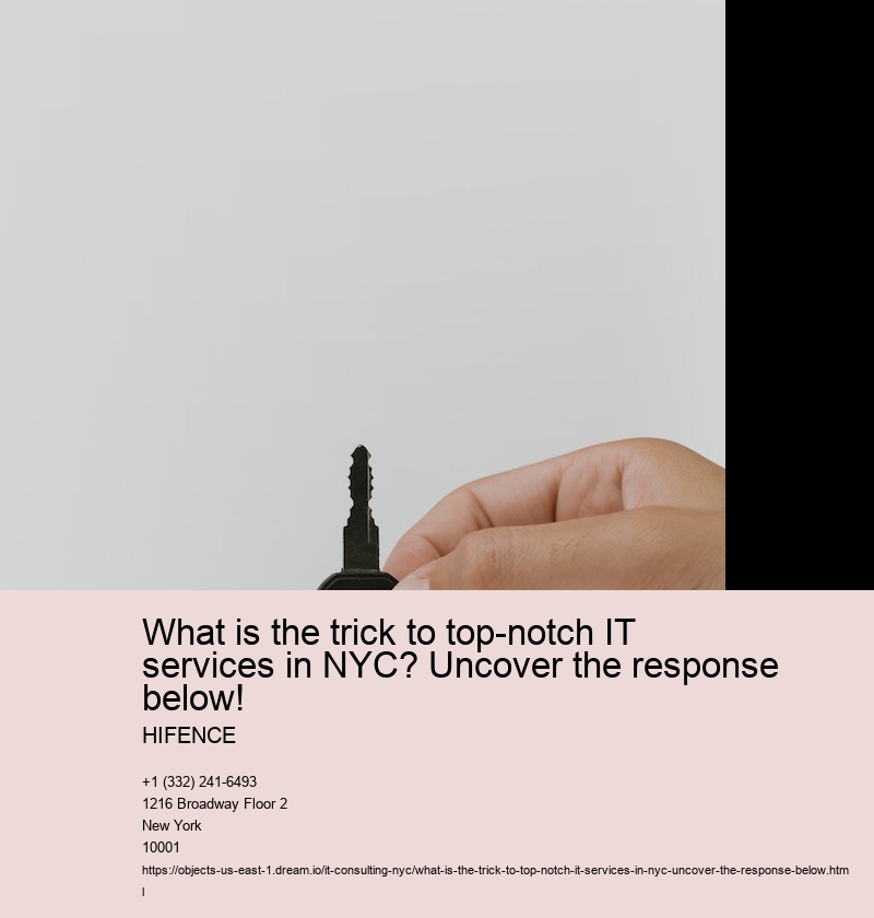 What is the trick to smooth IT sustain in New York City?